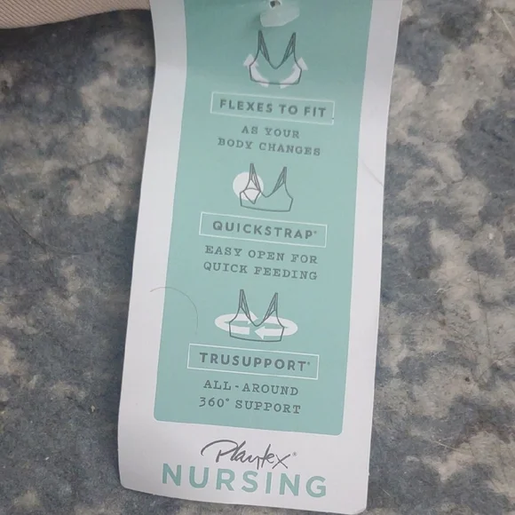 Playtex Pure Comfort Nursing Bra - Cream - Picture 3 of 9